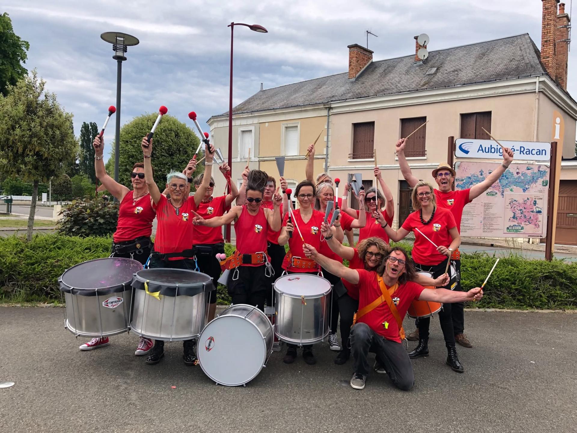 Notre groupe après une prestation